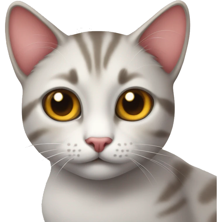 Gato con ojos de corazón  emoji