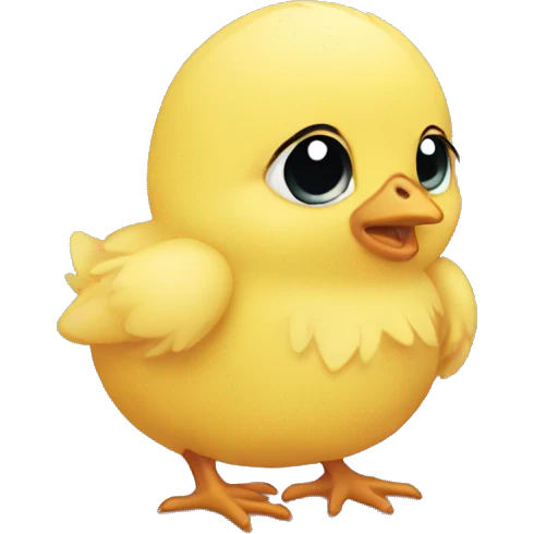 baby chick sad emoji