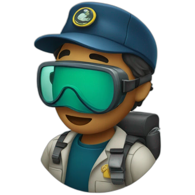 Marine biologist at work emoji