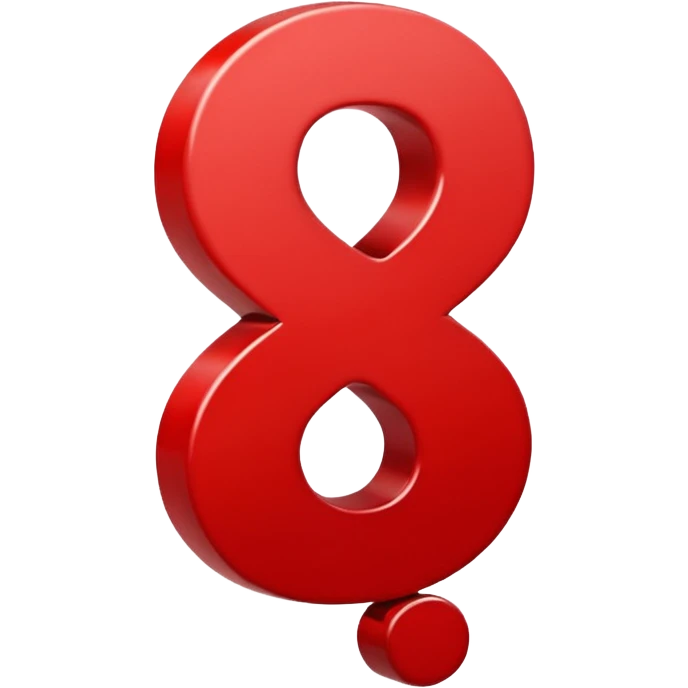 Question mark emoji in red colour  emoji