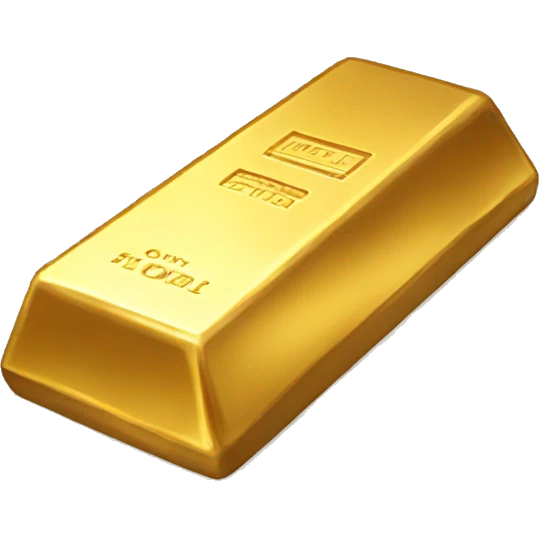 Gold bar emoji