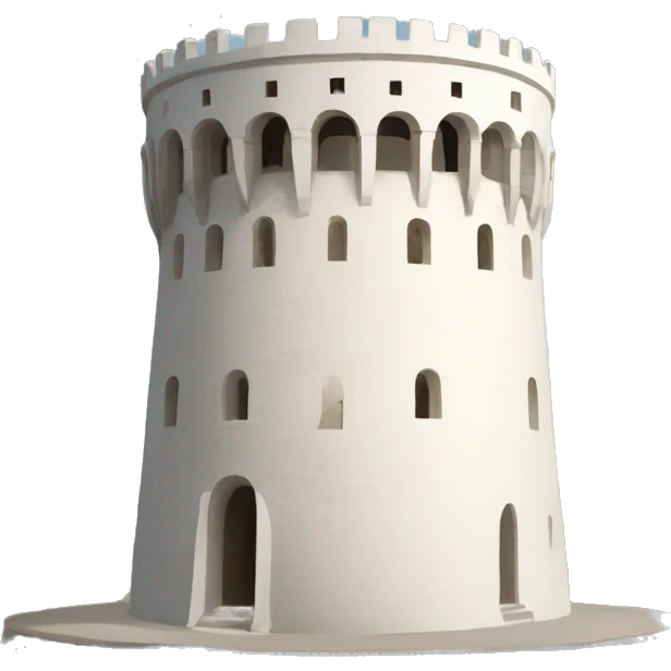 Thessaloniki white tower emoji