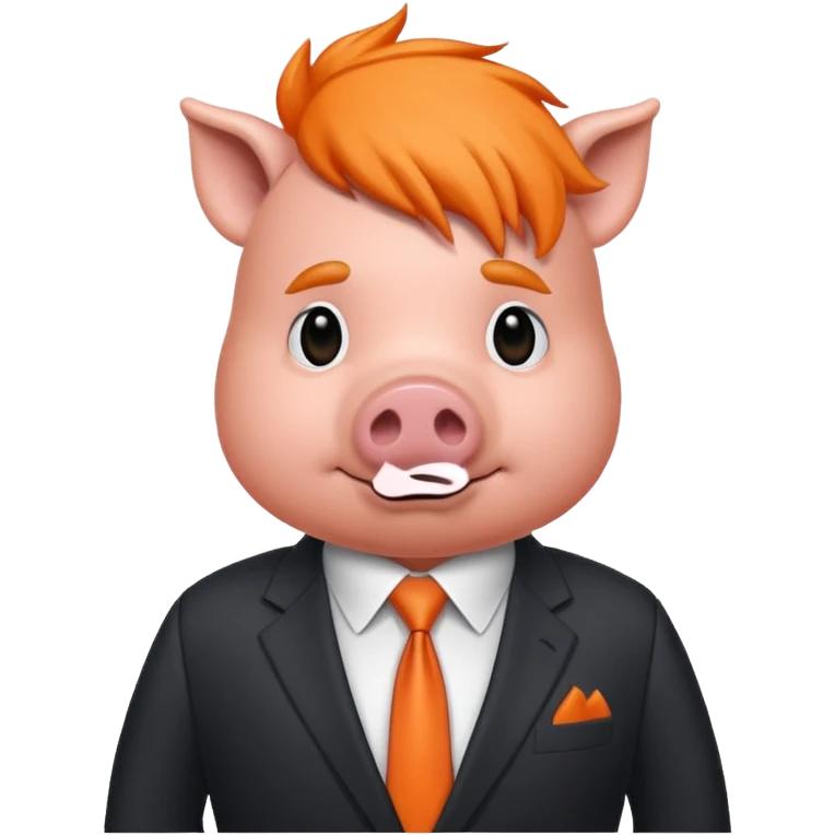 Trump pig emoji