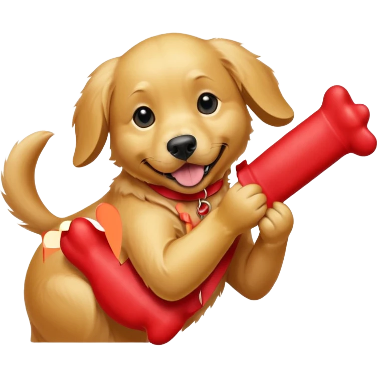 Dog with Toy emoji