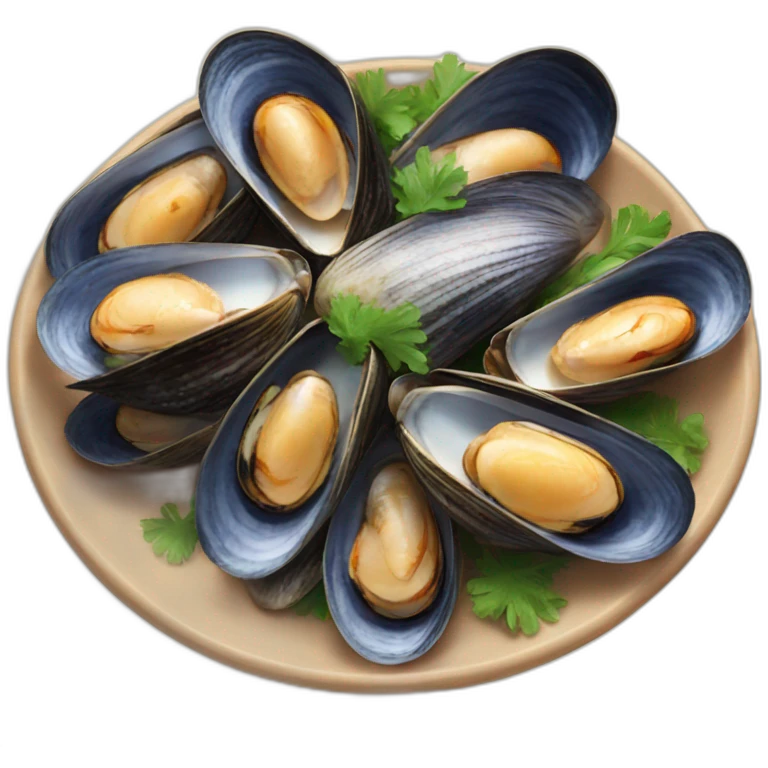 Mussel dish emoji
