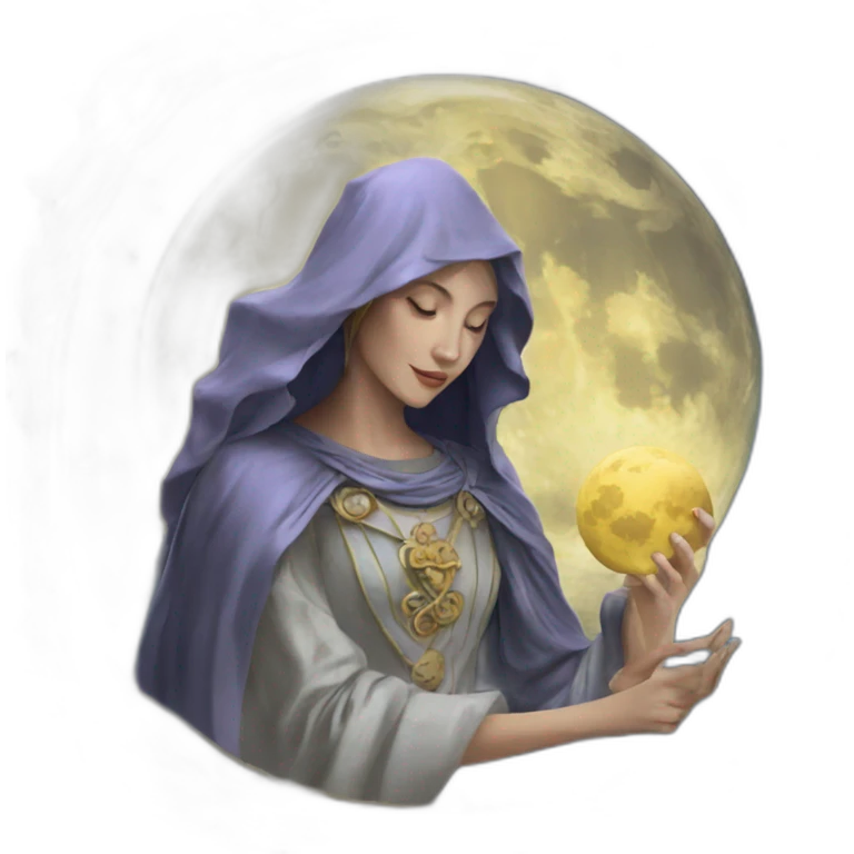 the-moon-in-the-tarot-card emoji