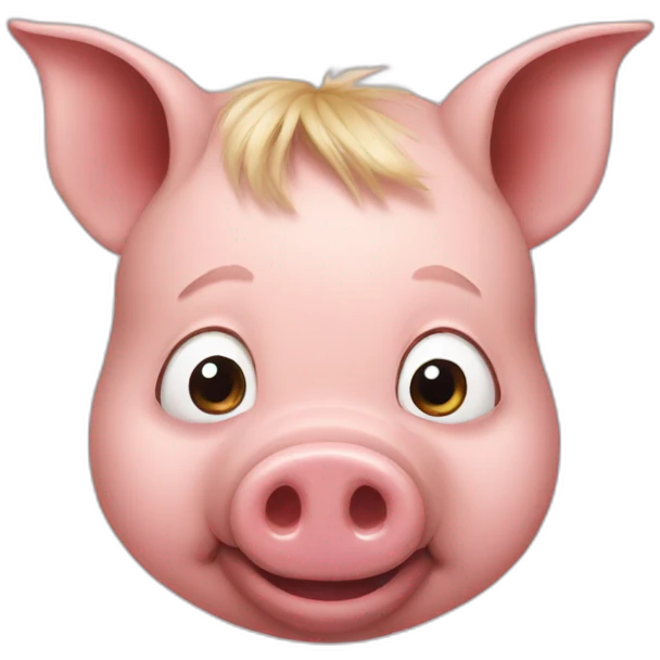 David Cameron as a pig emoji