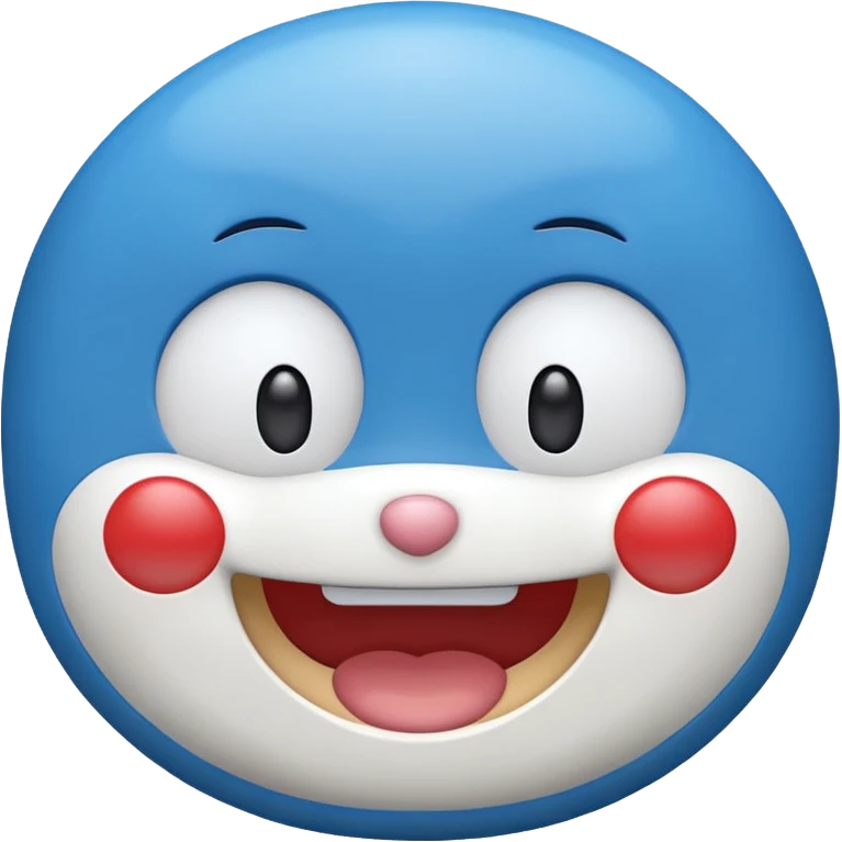 Create simple Doraemon emoji emoji