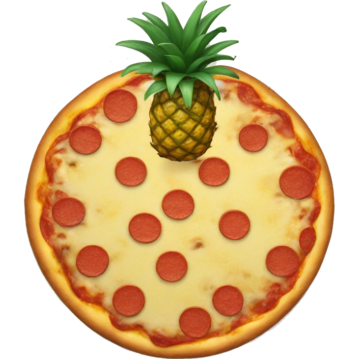 Pineapple pizza emoji