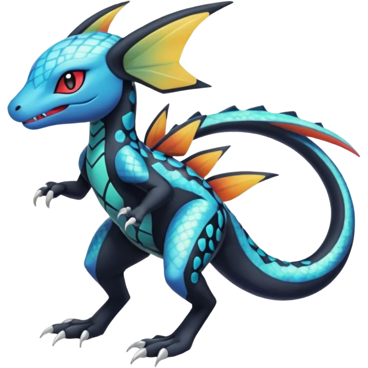 Meloetta-Dewott-Salandit-Nargacuga-Pokémon-Fakémon-fusion-hybrid-creature emoji