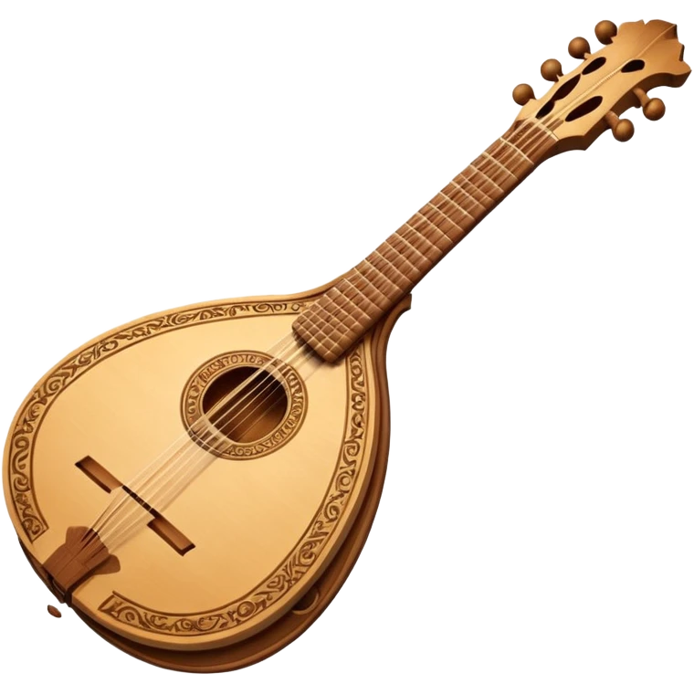 Baroque lute emoji