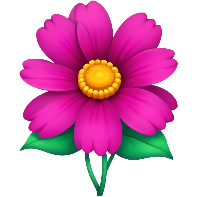 Solitary flower emoji