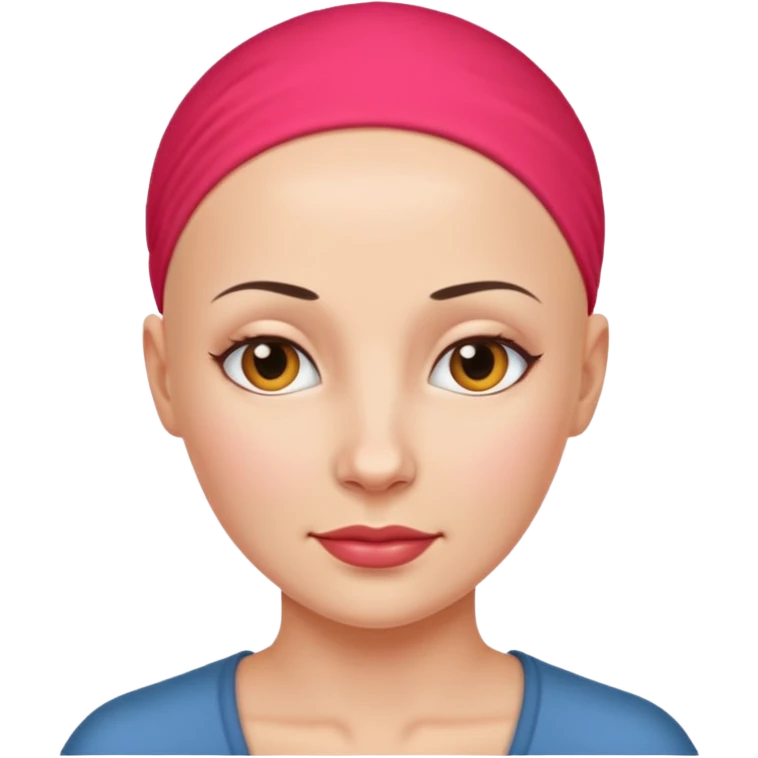 bald woman emoji