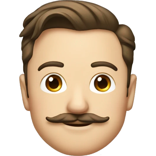 elon musk pride with mustash emoji