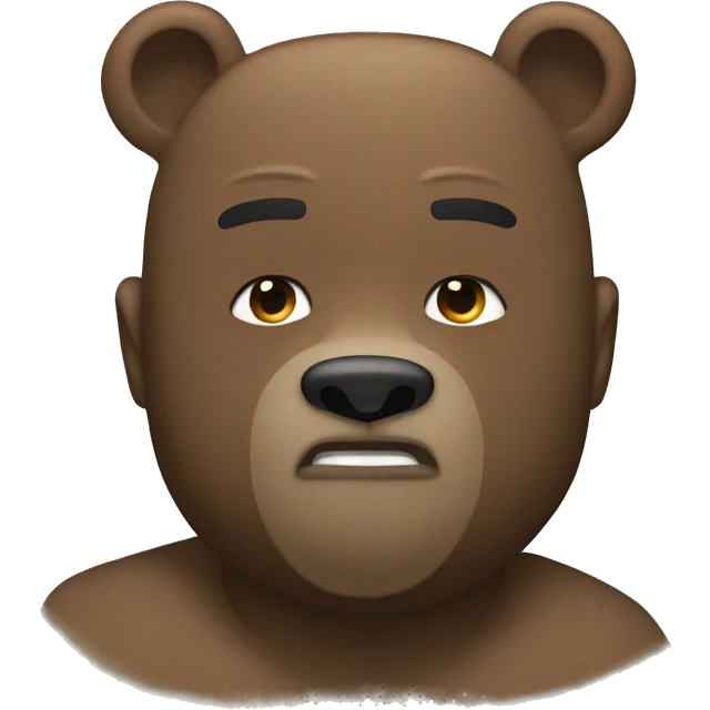 kanye west bear emoji
