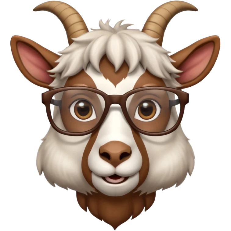 Chivo con gafas emoji