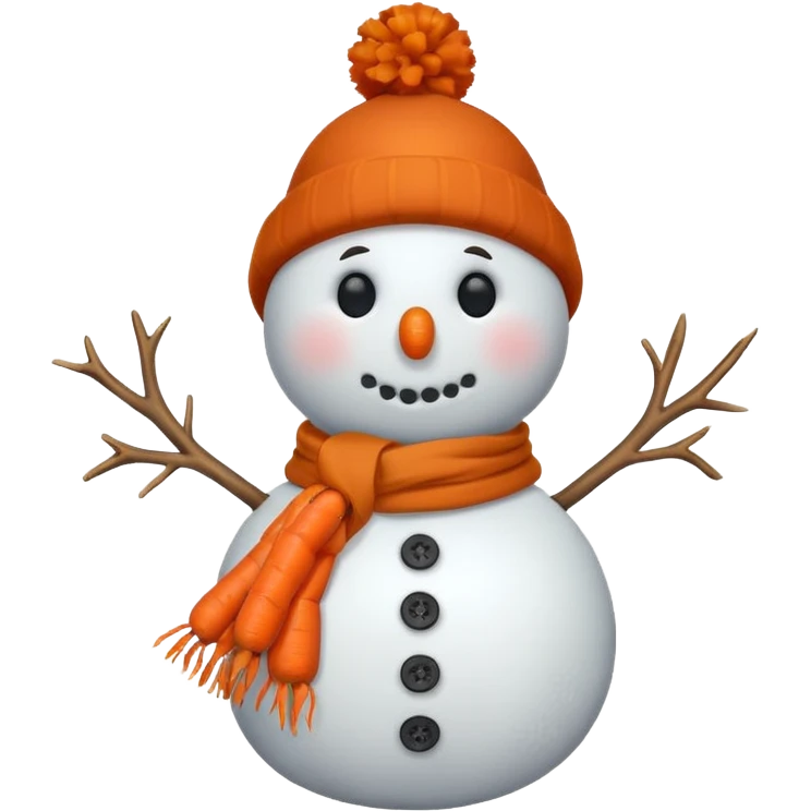 jolly snowman emoji