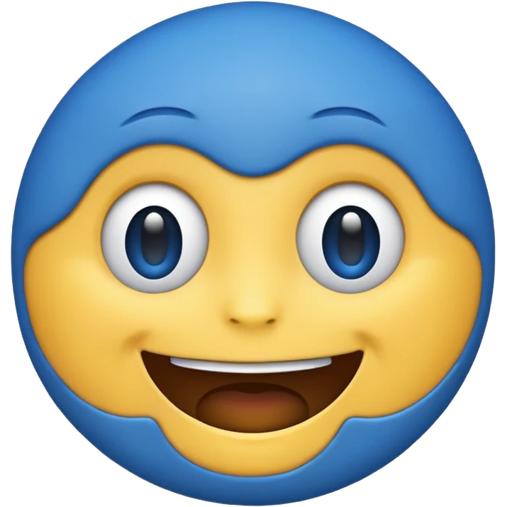 make me emoji for my linux start menu i want it blue and take the whole the image (i want it big ) emoji