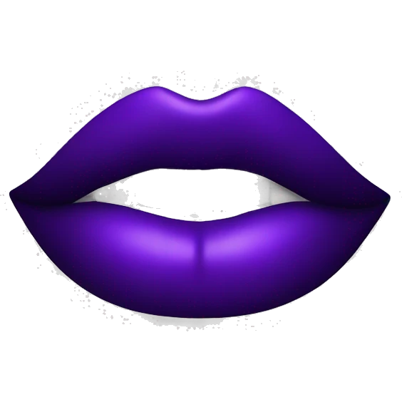 Violet lips  emoji