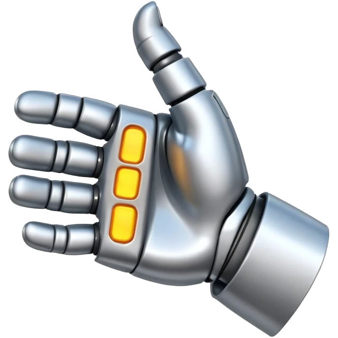 robot hand thumb up emoji