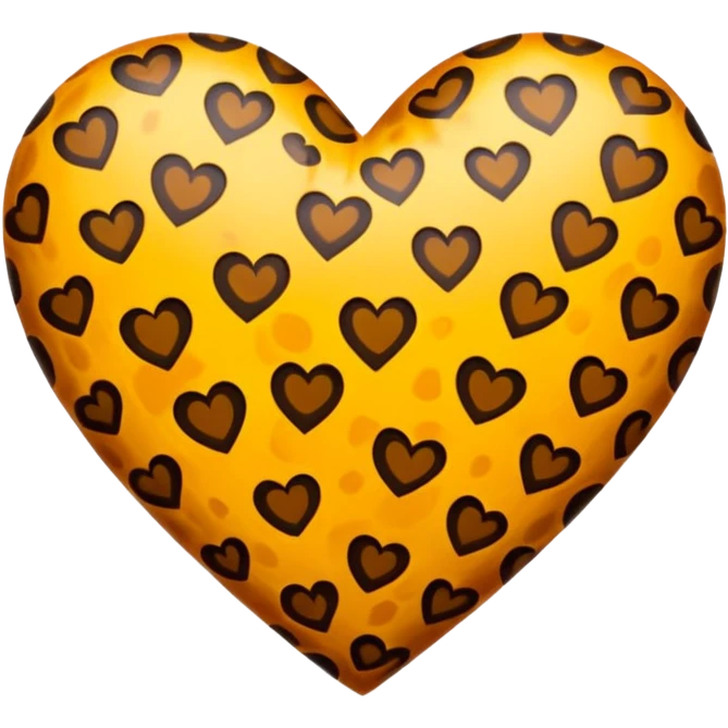 cuore leopardato  emoji