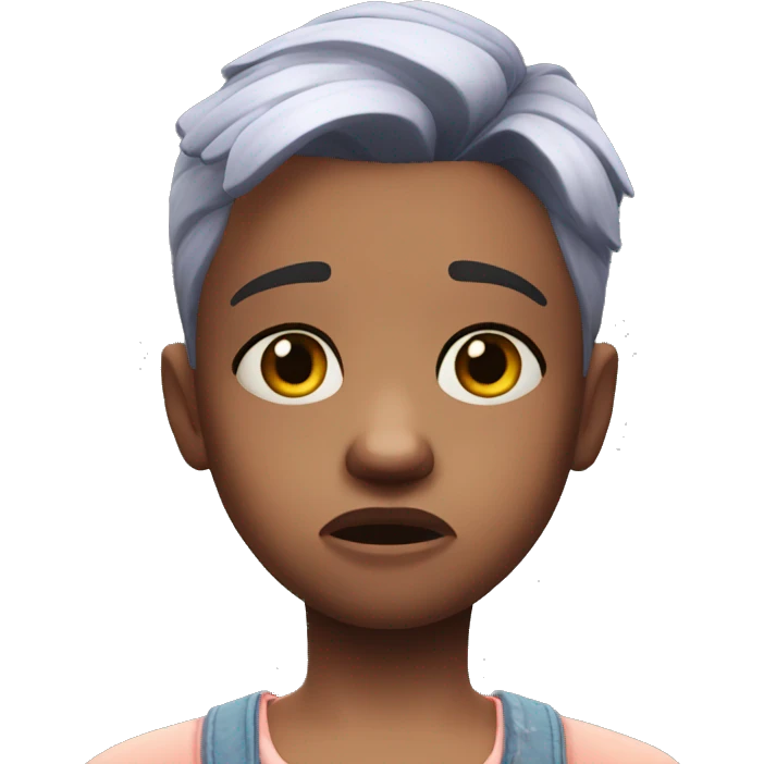 Sims 4 character crying emoji