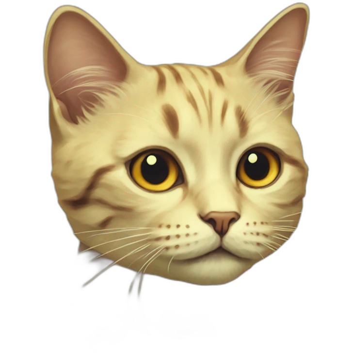 Cat vang gogh style emoji
