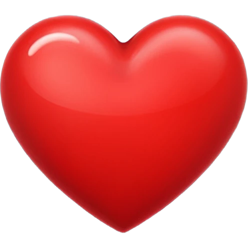 red heart emoji