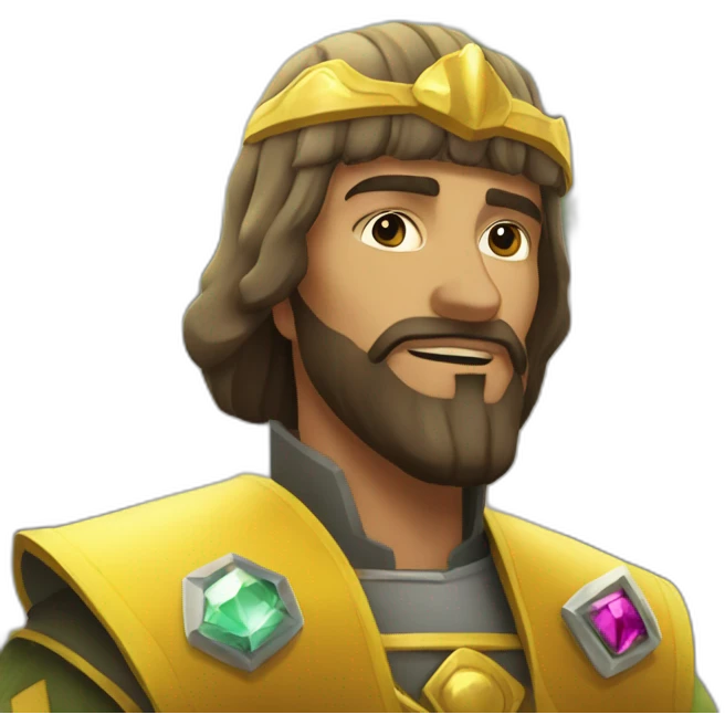 Saladin and his castle of gems emoji