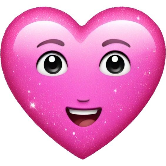 pink heart with sparkles emoji