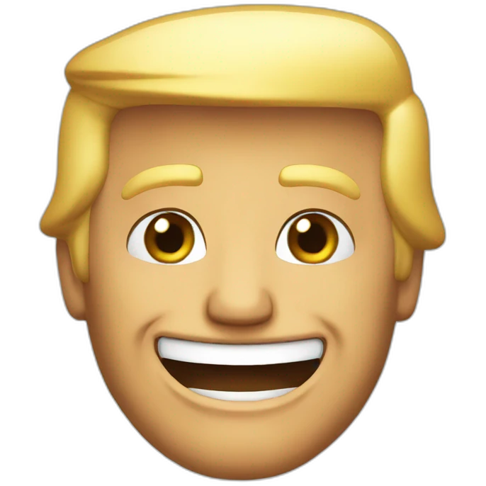 donald trump happy emoji
