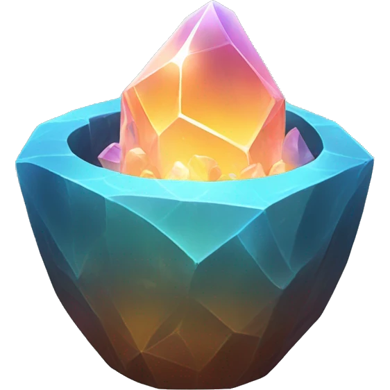 crystal formation in pot emoji