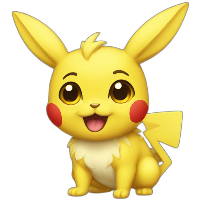 Pickatchu jaune emoji