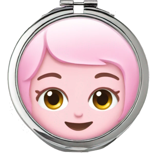 pink compact mirror  emoji