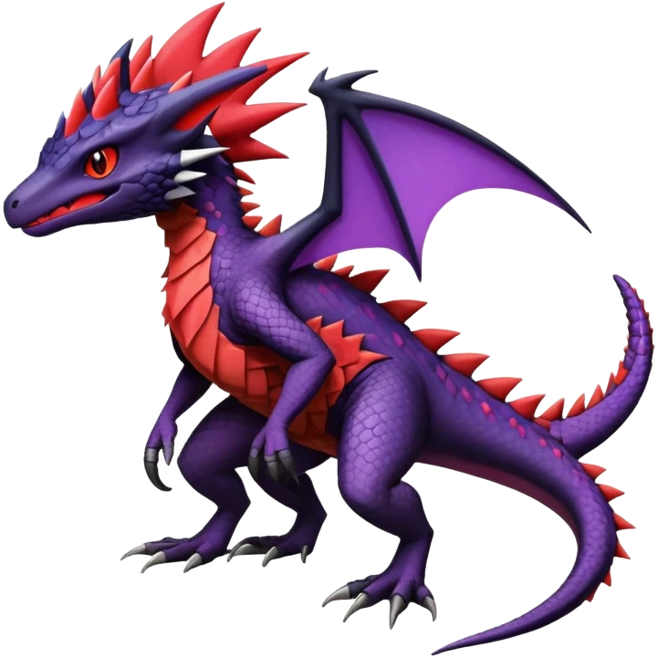 Salandit-Noibat-Noivern-Hybrid (Full body) emoji