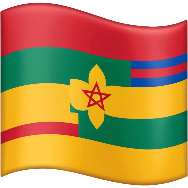 Drapeau kabyle emoji