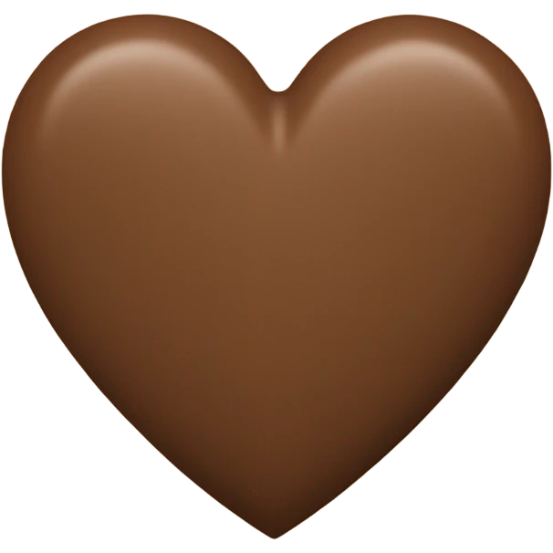 Brown heart emoji