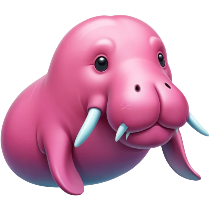 Pink Walrus emoji