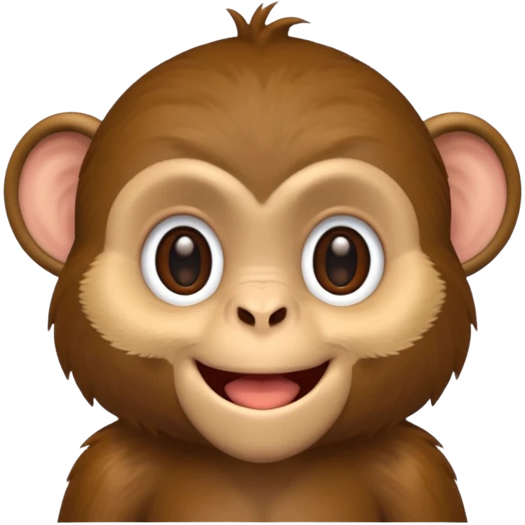 Monkey saying hey emoji