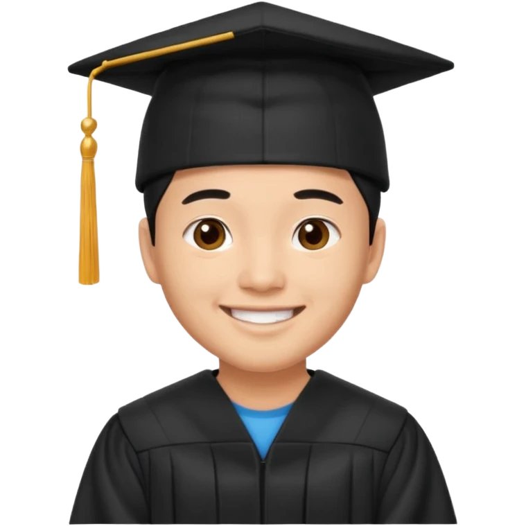 graduate asian man emoji