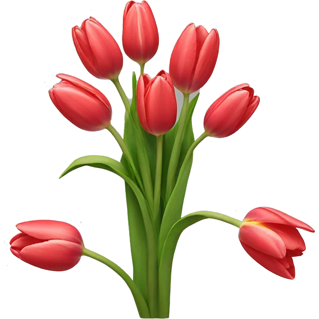 Tulips emoji