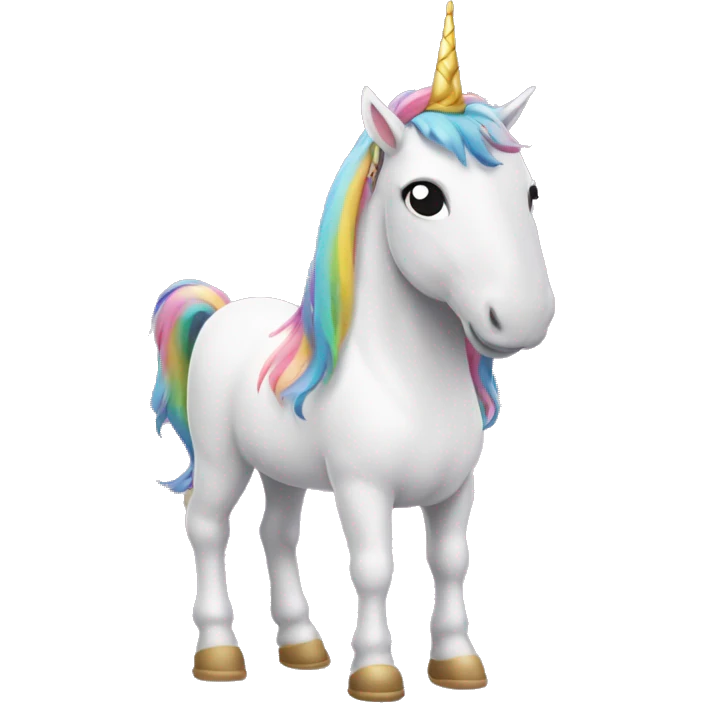 Ladrón con un unicornio emoji