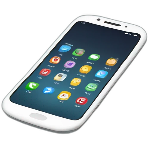 cellphone floating angled emoji