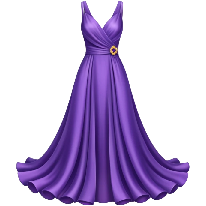 purple ribbon dress emoji