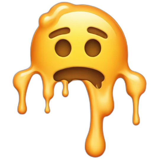 melting emoji vaporized emoji