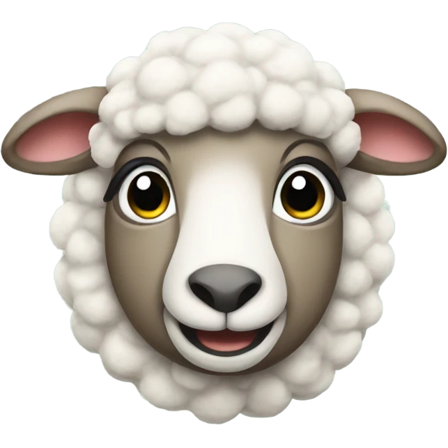 Sheep celebrating Christmas  emoji