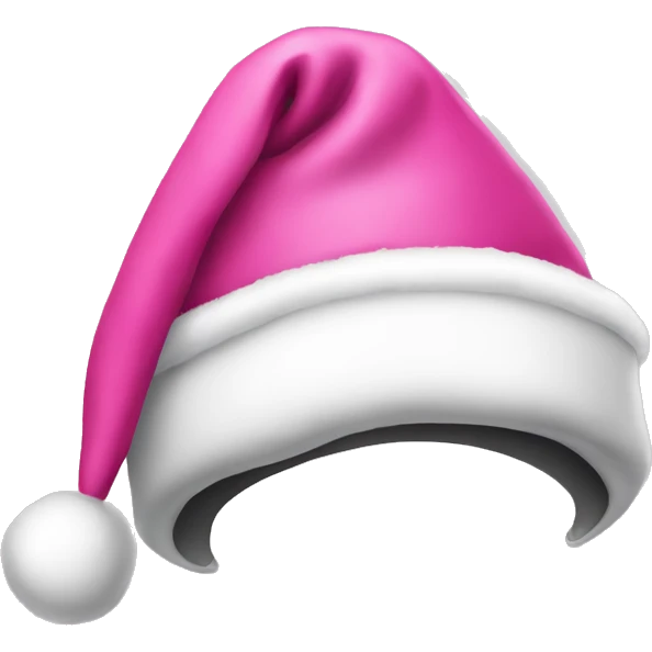 pink santa hat emoji