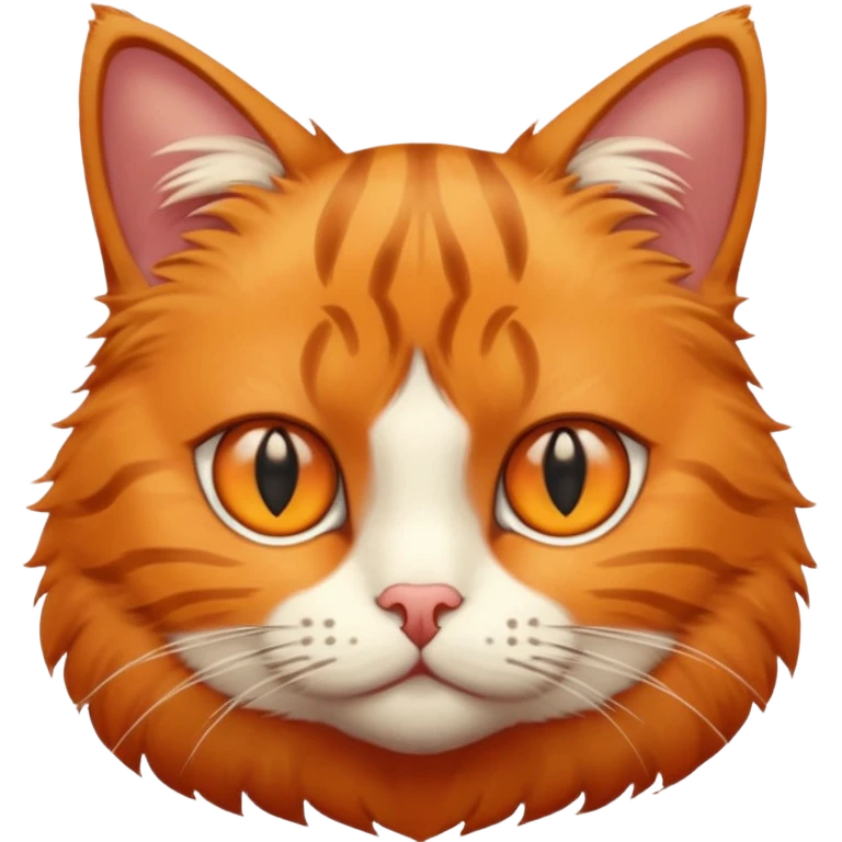 Cat with small slim eyes emoji