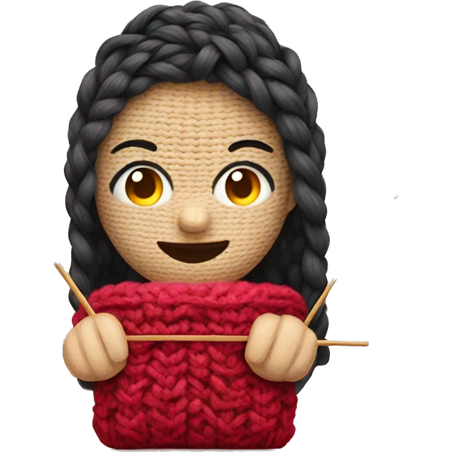 Knitting  emoji