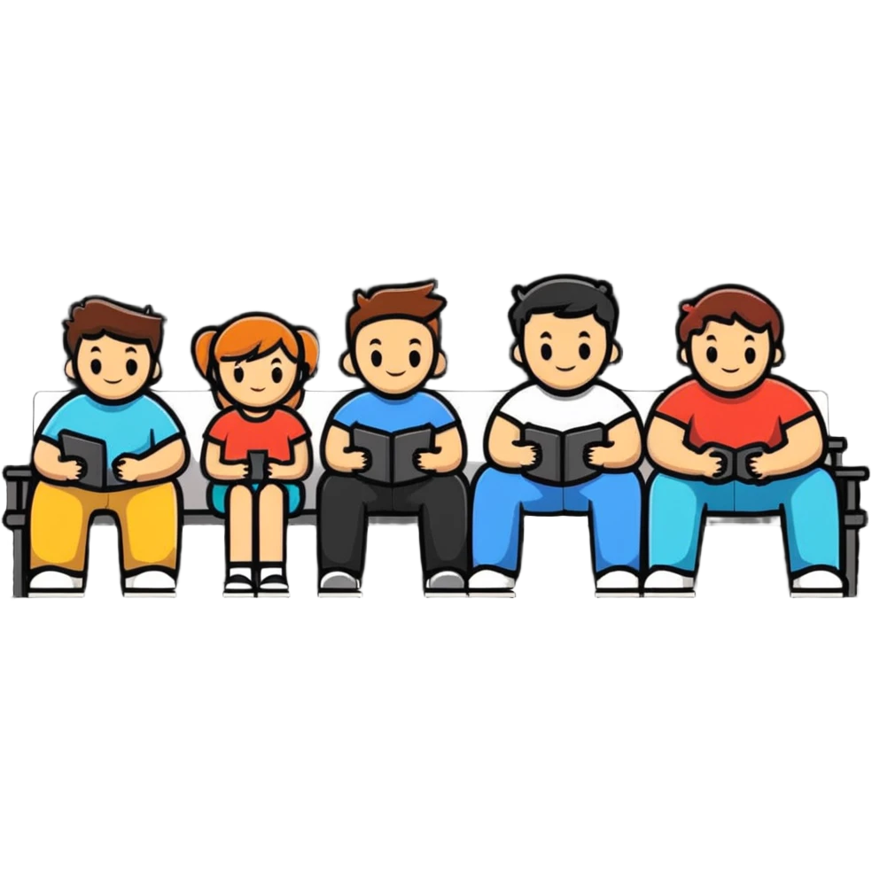 group of friends hanging out emoji